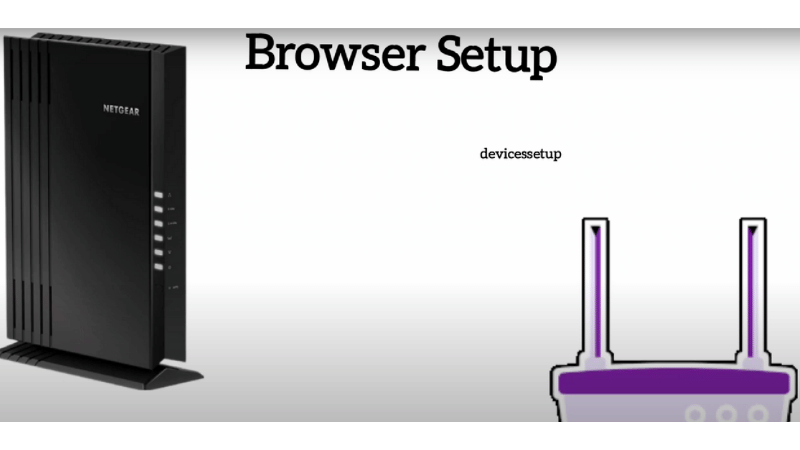 Extender With the text Overlay is Browser Setup
